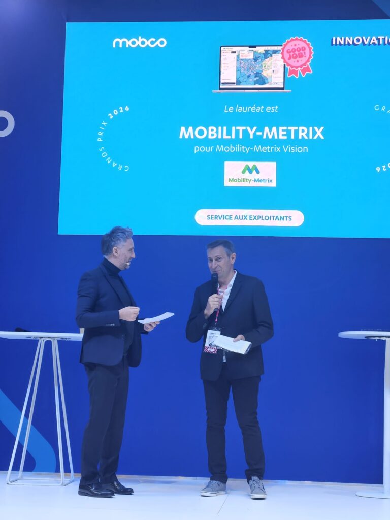 Mobility-Metrix remporte le Grand Prix de l&rsquo;innovation 2026 au salon européen de la mobilité Mobco